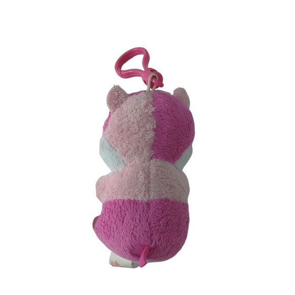 Russ Backpack Clips Li'l Peepers Paris Keychain Collectible Hamster Gerbil Pink - Picture 5 of 6